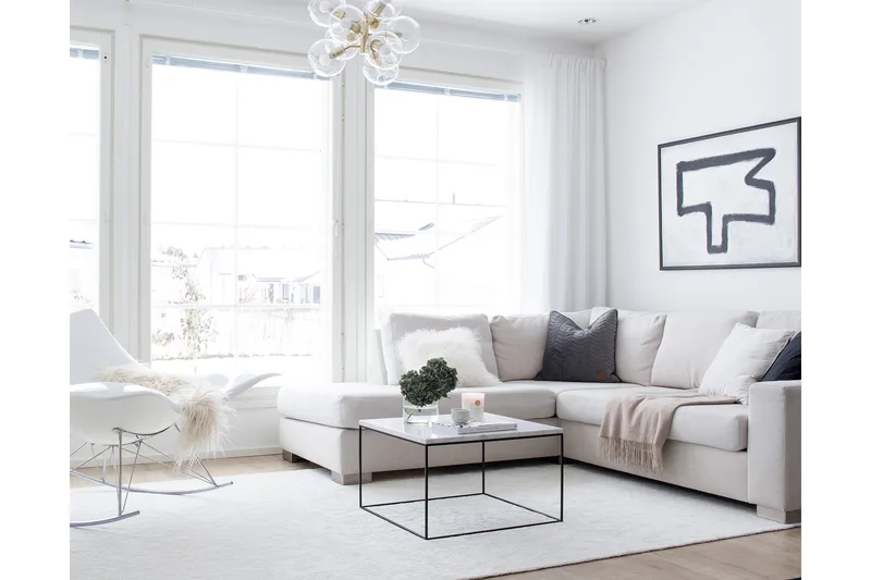 Hattara Matta 200x300 cm Vit - VM Carpets - Textil & mattor - Matta - Modern matta - Ryamatta