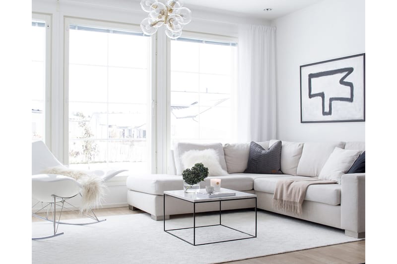 Hattara Matta 80x150 cm Vit - VM Carpets - Textil & mattor - Matta - Modern matta - Ryamatta