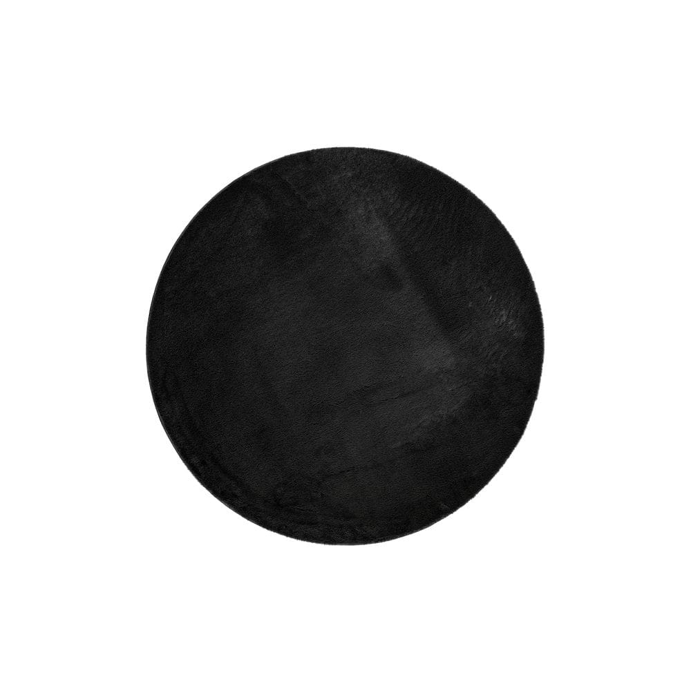 Ryamatta Heaven Rund - 120x120 cm, Svart