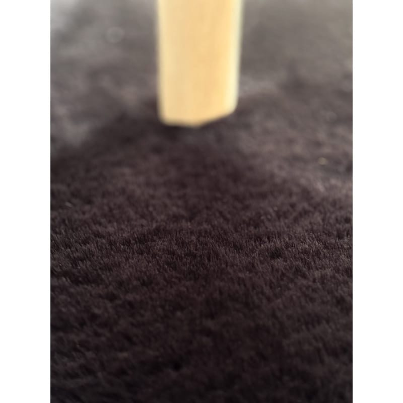 Ryamatta Heaven Rund - 120x120 cm, Svart - Textil & mattor - Matta - Modern matta - Ryamatta