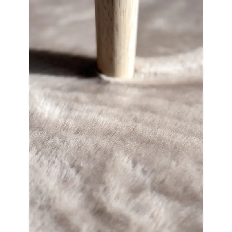 Ryamatta Heaven Rund - 120x120 cm, Taupe - Textil & mattor - Matta - Modern matta - Ryamatta