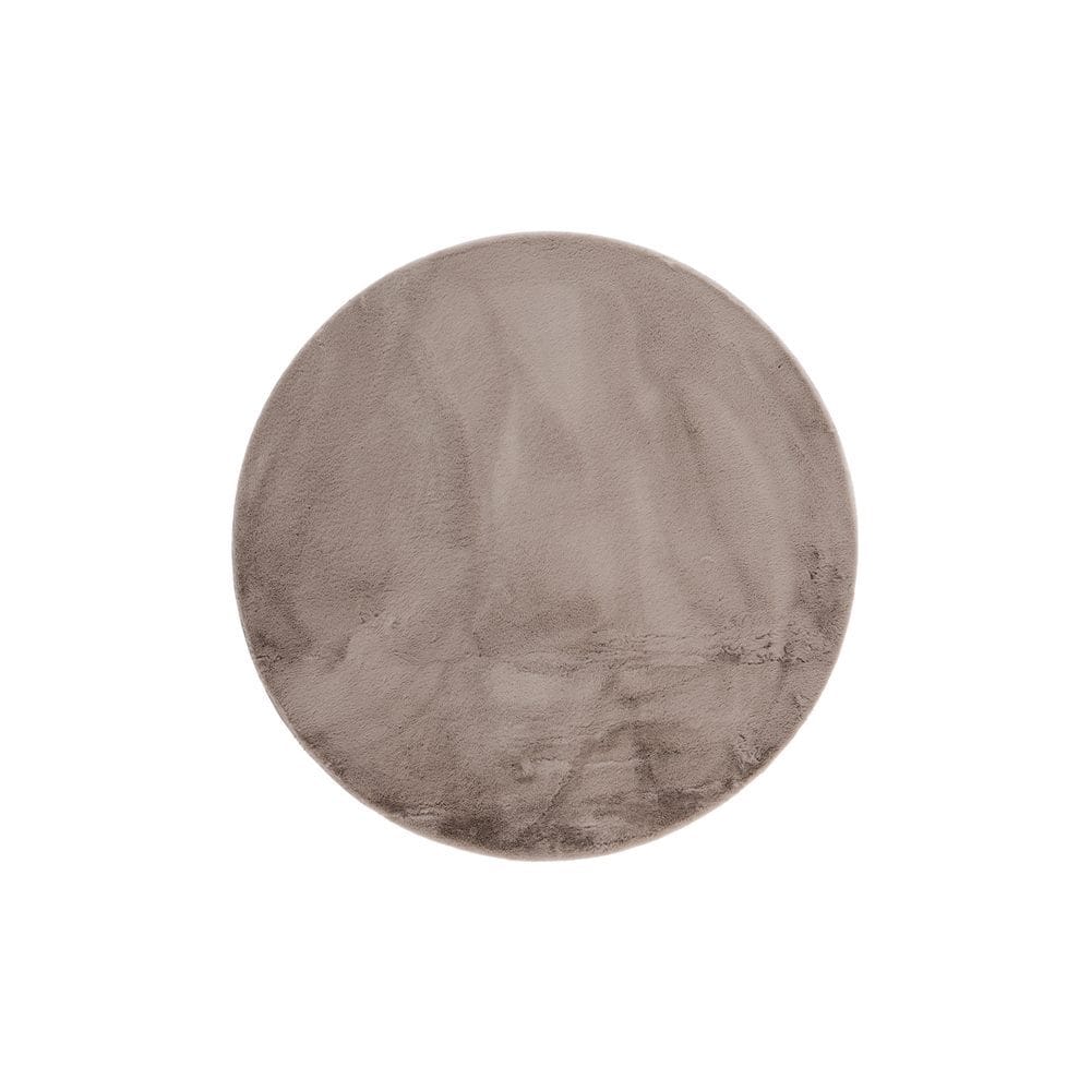 Ryamatta Heaven Rund - 80x80 cm, Taupe