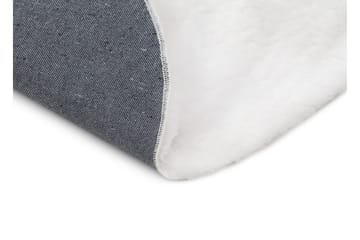 Heaven Rund Ryamatta & Luggmatta 160 cm - Vit - Textil & mattor - Matta - Modern matta - Ryamatta