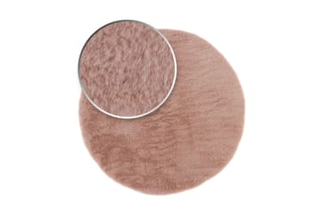 Heaven Ryamatta 120 cm Rund - Rosa - Textil & mattor - Matta - Modern matta - Ryamatta