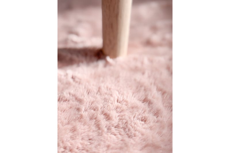 Heaven Ryamatta 160 cm Rund - Rosa - Textil & mattor - Matta - Modern matta - Ryamatta