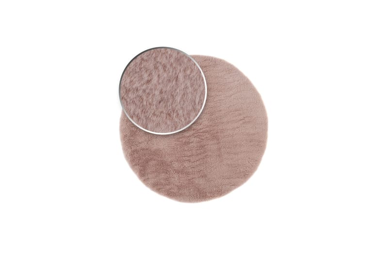 Heaven Ryamatta 200 cm Rund - Rosa - Textil & mattor - Matta - Modern matta - Ryamatta