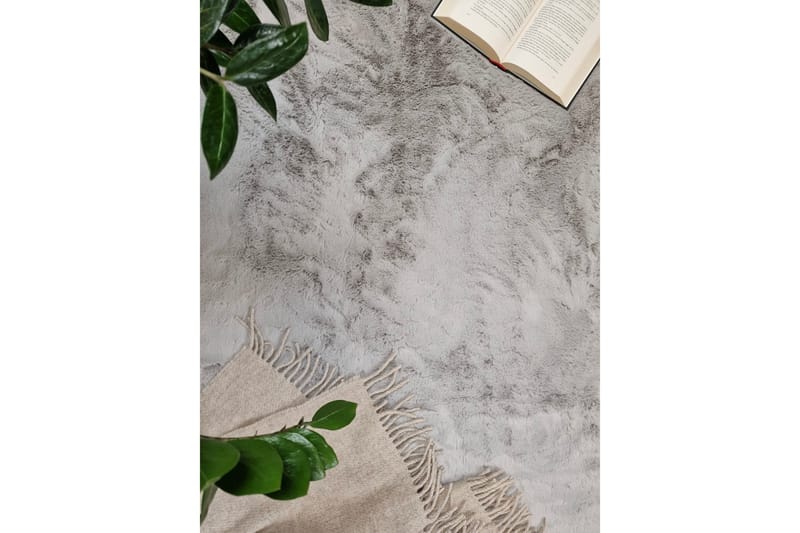 Heaven Ryamatta Grå rund 120 - Grå - Textil & mattor - Matta - Modern matta - Ryamatta