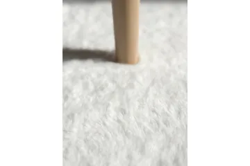 Heaven Ryamatta Vit rund 120 - Vit - Textil & mattor - Matta - Modern matta - Ryamatta