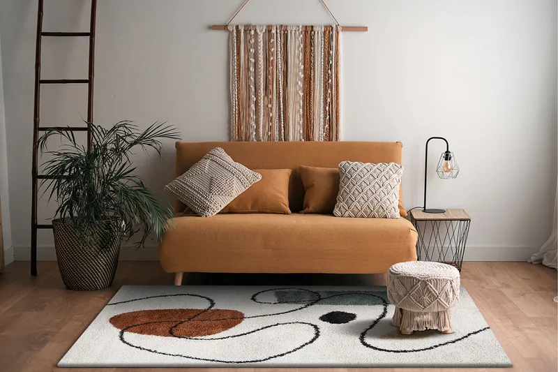 Portland Ryamatta 140x200 cm - Vit - Textil & mattor - Matta - Modern matta - Ryamatta