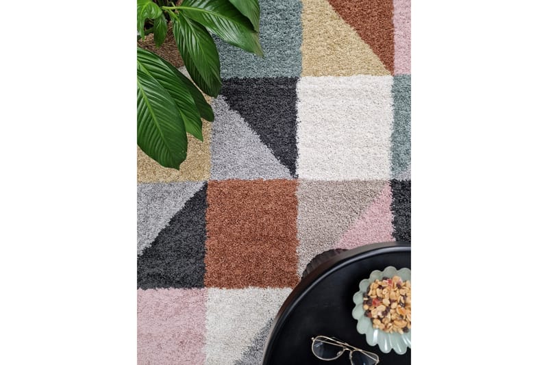 Portland Ryamatta 160x230 cm - Flerfärgad - Textil & mattor - Matta - Modern matta - Ryamatta