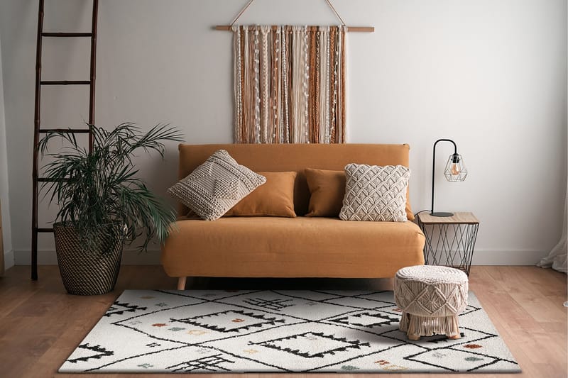 Portland Ryamatta 200x290 cm - Vit - Textil & mattor - Matta - Modern matta - Ryamatta