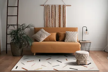 Portland Ryamatta 200x290 cm - Vit - Textil & mattor - Matta - Modern matta - Ryamatta