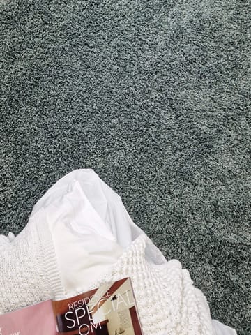 Lounge Ryamatta 133x190 cm Rektangulär - Grön - Textil & mattor - Matta - Modern matta - Ryamatta