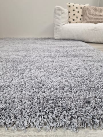 Lounge Ryamatta 200x290 cm Rektangulär - Silver - Textil & mattor - Matta - Modern matta - Ryamatta