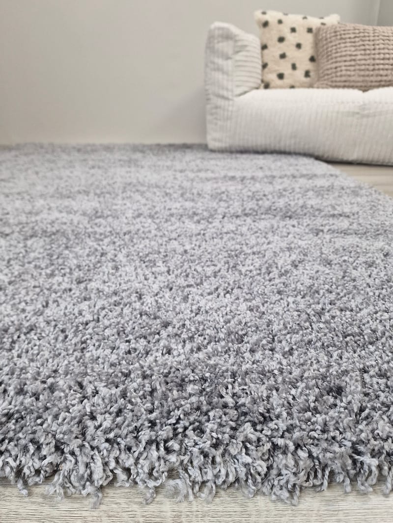 Lounge Ryamatta 200x290 cm Rektangulär - Silver - Textil & mattor - Matta - Modern matta - Ryamatta