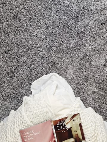 Lounge Ryamatta 200x290 cm Rektangulär - Silver - Textil & mattor - Matta - Modern matta - Ryamatta