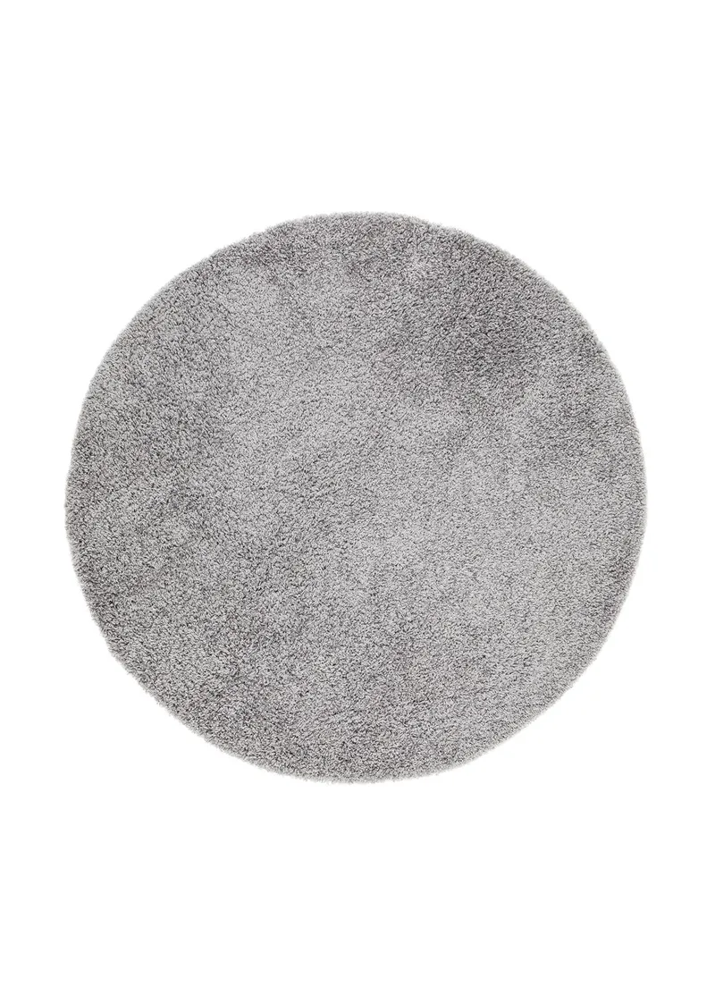 Lounge Ryamatta 240 cm Rund - Silver - Textil & mattor - Matta - Modern matta - Ryamatta