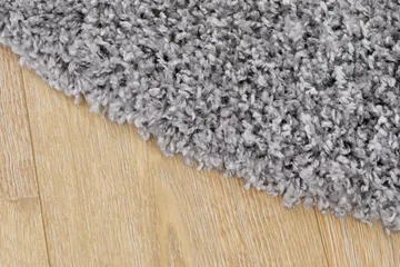 Lounge Ryamatta 240 cm Rund - Silver - Textil & mattor - Matta - Modern matta - Ryamatta
