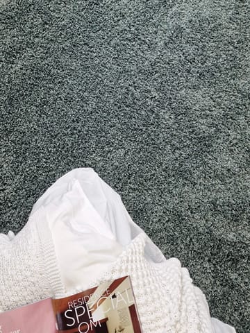 Lounge Ryamatta 240x340 cm Rektangulär - Grön - Textil & mattor - Matta - Modern matta - Ryamatta
