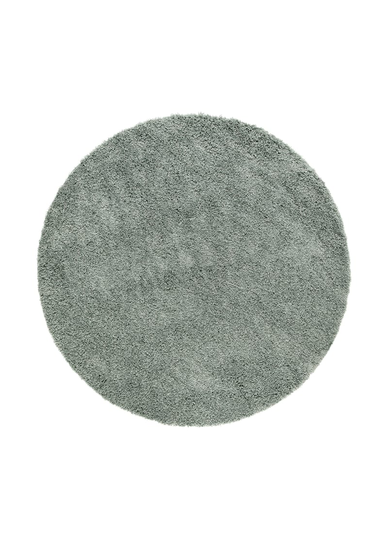 Lounge Ryamatta 300 cm Rund - Grön - Textil & mattor - Matta - Modern matta - Ryamatta