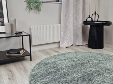 Lounge Ryamatta 300 cm Rund - Grön - Textil & mattor - Matta - Modern matta - Ryamatta