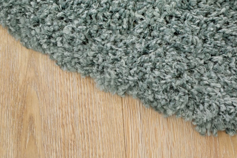 Lounge Ryamatta 300 cm Rund - Grön - Textil & mattor - Matta - Modern matta - Ryamatta