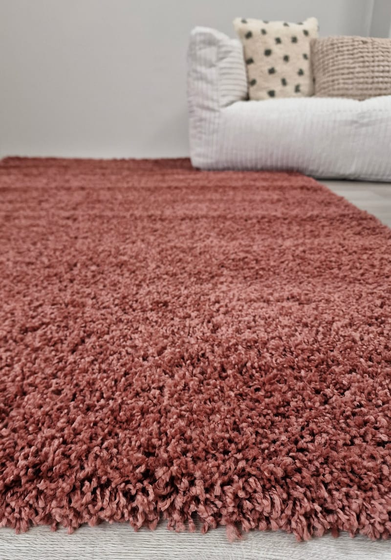 Lounge Ryamatta 300x400 cm Rektangulär - Koppar - Textil & mattor - Matta - Modern matta - Ryamatta