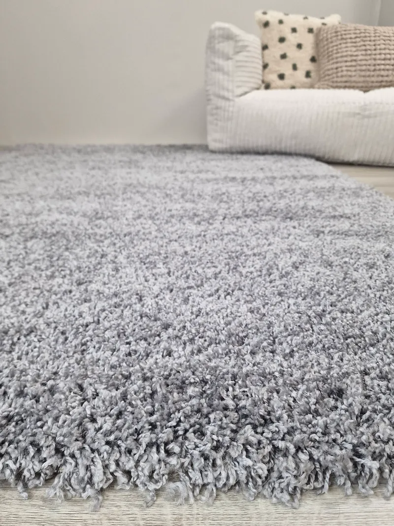 Lounge Ryamatta 300x400 cm Rektangulär - Silver - Textil & mattor - Matta - Modern matta - Ryamatta