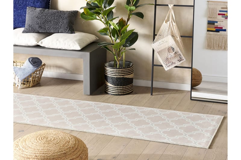 Ryamatta Kadayal 60x200 cm - Beige - Textil & mattor - Matta - Modern matta - Ryamatta