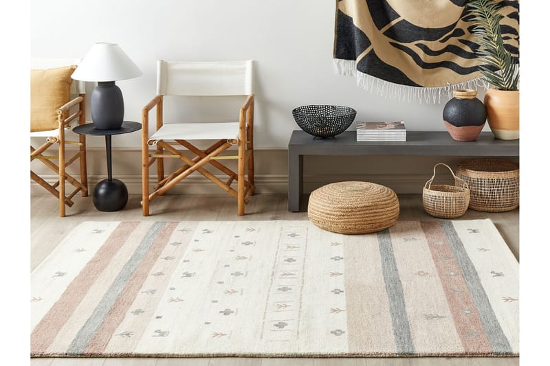 Ryamatta Karli 160x230 cm - Beige - Textil & mattor - Matta - Modern matta - Ryamatta