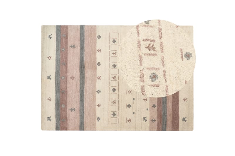 Ryamatta Karli 160x230 cm - Beige - Textil & mattor - Matta - Modern matta - Ryamatta