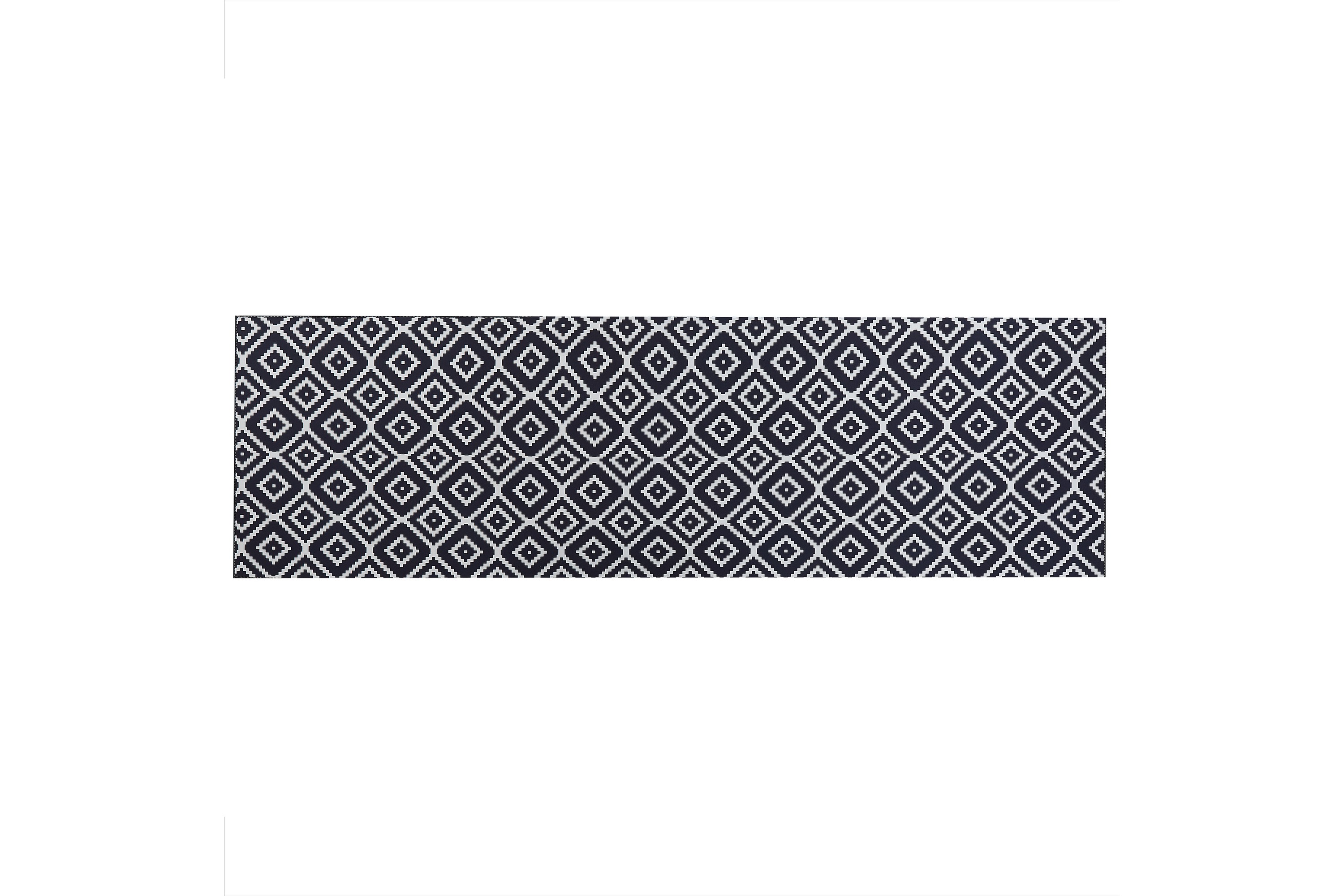 Ryamatta Karungal 60x200 cm Svart/Vit