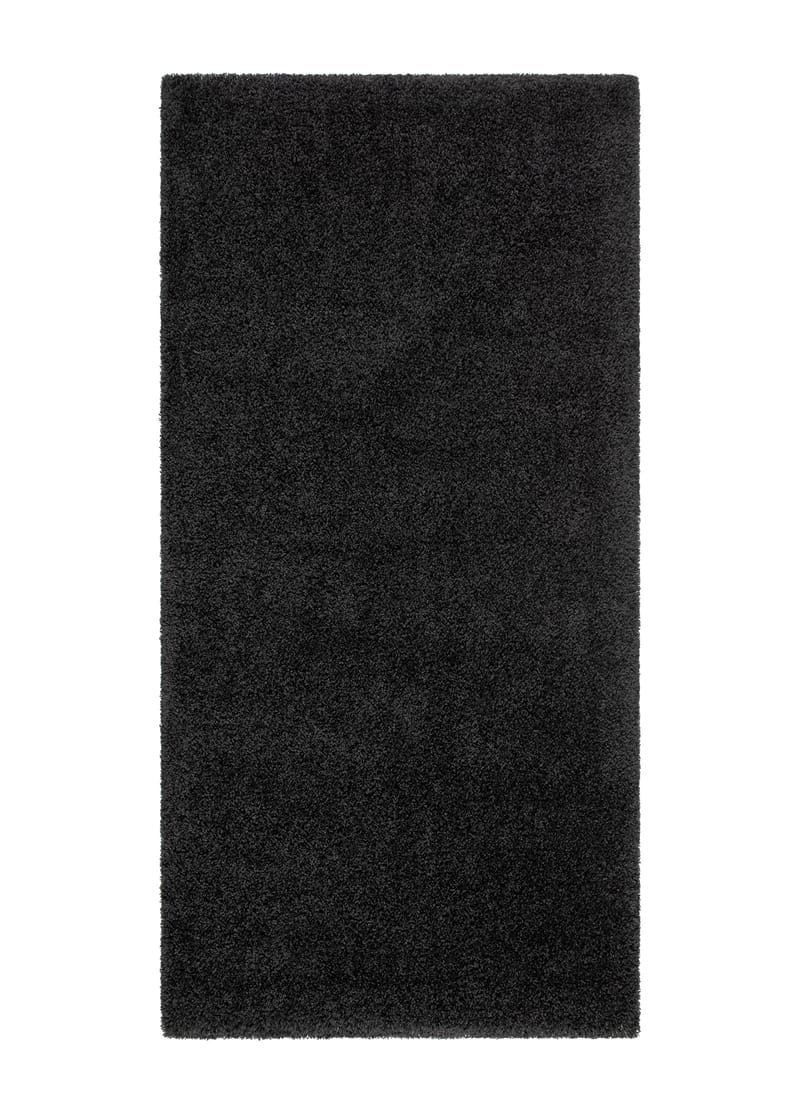 Lounge Gångmatta 80x250 cm Rektangulär - Svart - Textil & mattor - Matta - Modern matta - Ryamatta