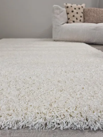 Lounge Gångmatta 80x250 cm Rektangulär - Vit - Textil & mattor - Matta - Modern matta - Ryamatta