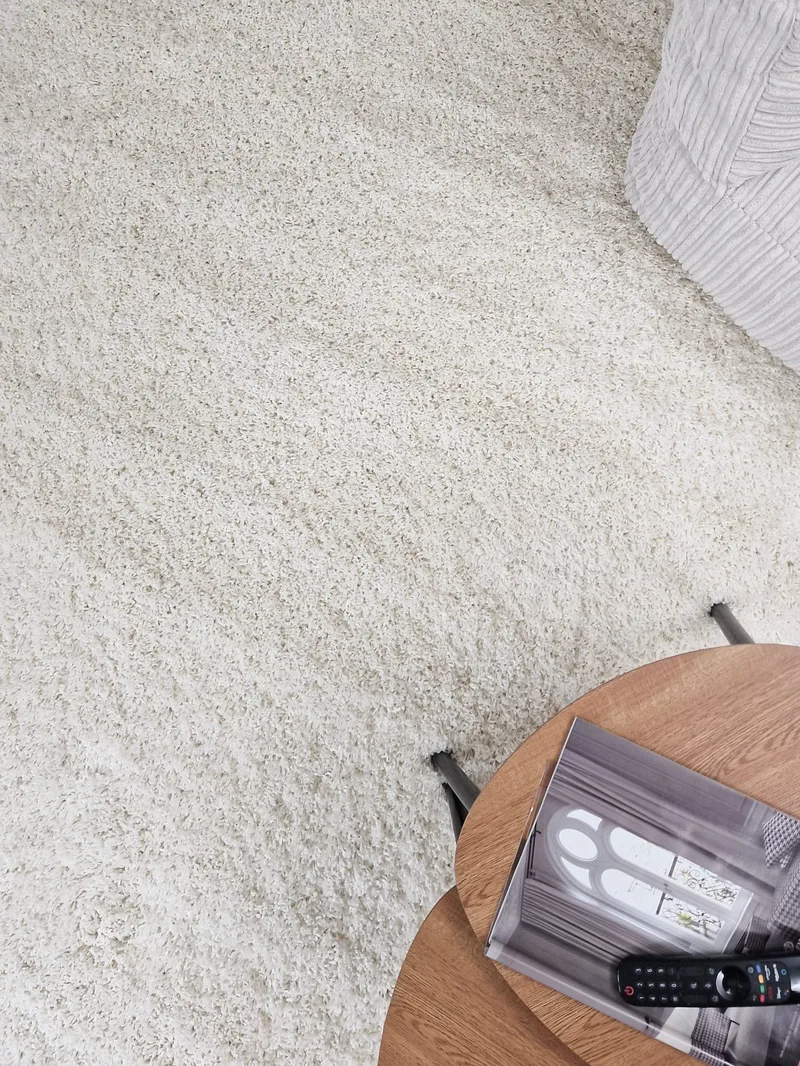 Lounge Gångmatta 80x250 cm Rektangulär - Vit - Textil & mattor - Matta - Modern matta - Ryamatta