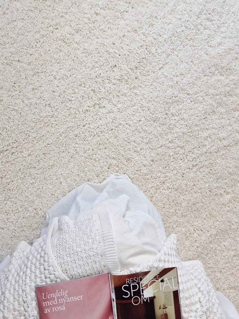 Lounge Gångmatta 80x250 cm Rektangulär - Vit - Textil & mattor - Matta - Modern matta - Ryamatta