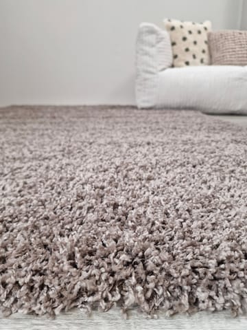 Lounge Ryamatta 160x230 cm Rektangulär - Linne - Textil & mattor - Matta - Modern matta - Ryamatta