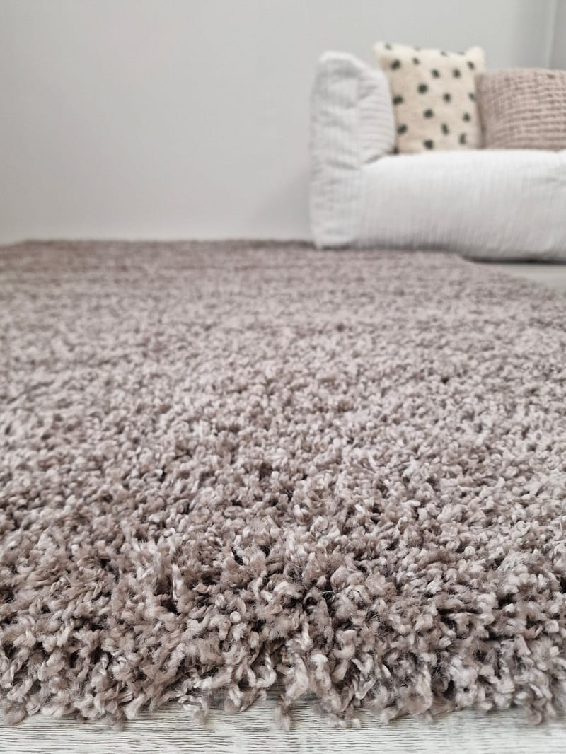 Lounge Ryamatta 160x230 cm Rektangulär - Linne - Textil & mattor - Matta - Modern matta - Ryamatta