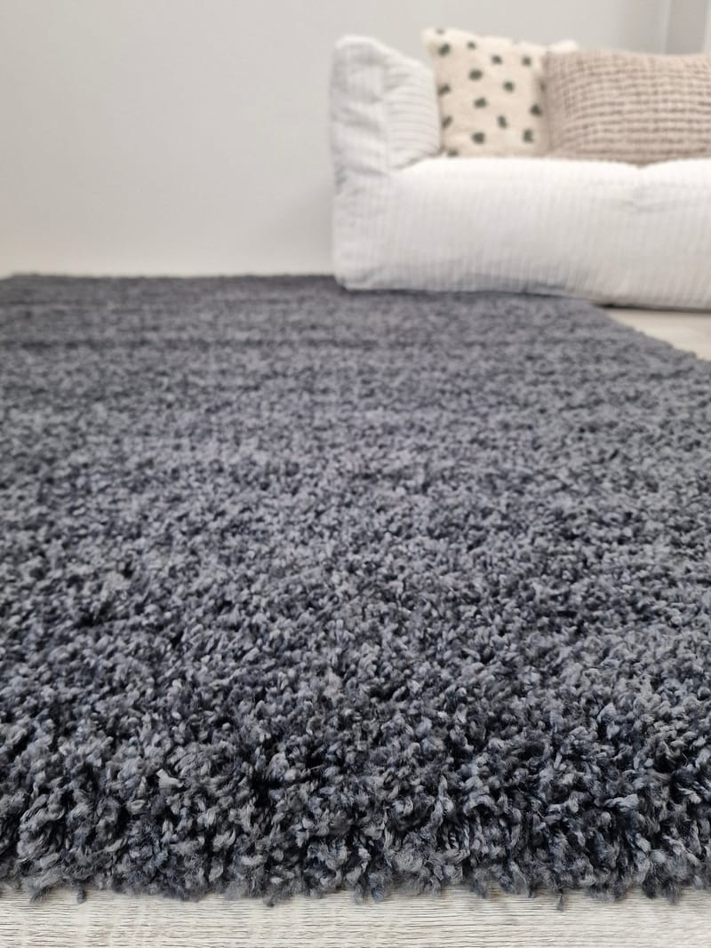 Lounge Ryamatta 200x290 cm Rektangulär - Grafit - Textil & mattor - Matta - Modern matta - Ryamatta