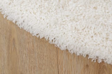 Lounge Ryamatta 240 cm Rund - Vit - Textil & mattor - Matta - Modern matta - Ryamatta