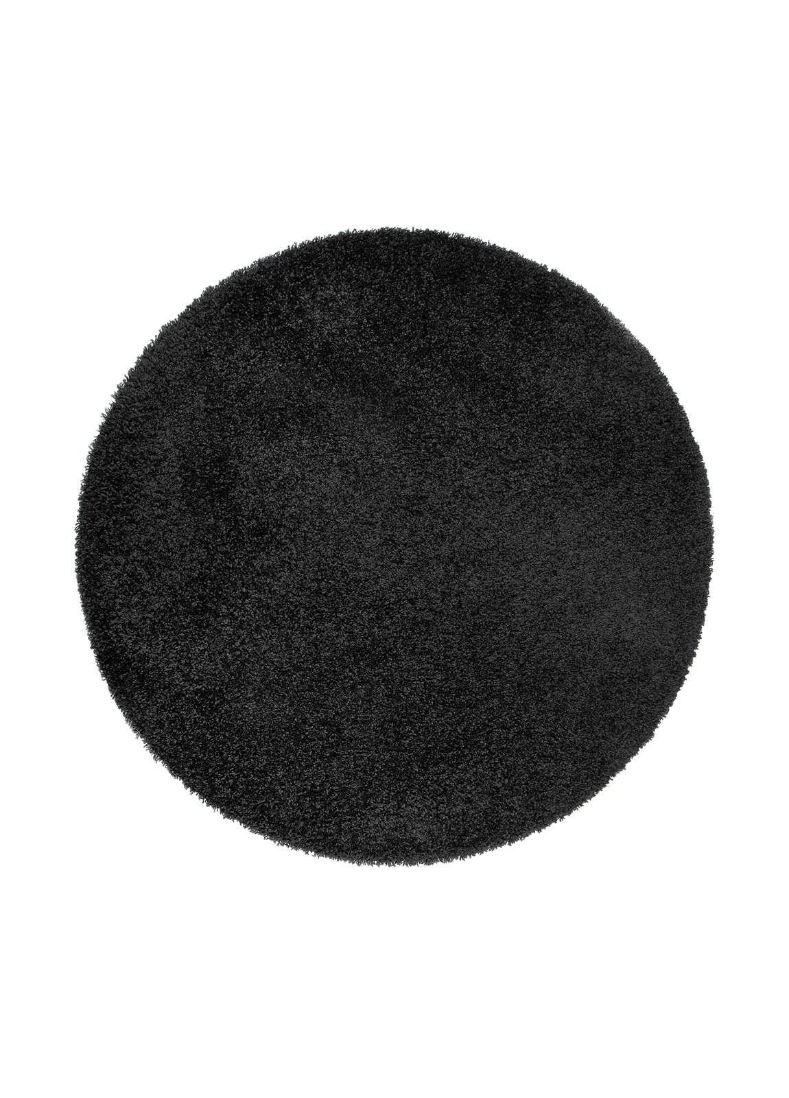 lounge ryamatta 300 cm rund - svart