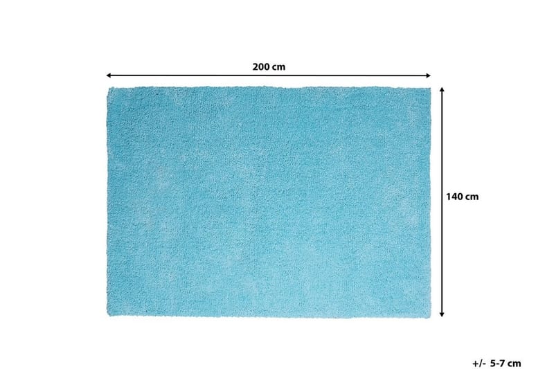 Matta Demre 140x200 cm - Blå - Textil & mattor - Matta - Modern matta - Ryamatta