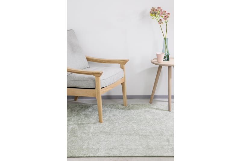 Matta Hattara Rund 133 cm Grön - VM Carpets - Ryamatta