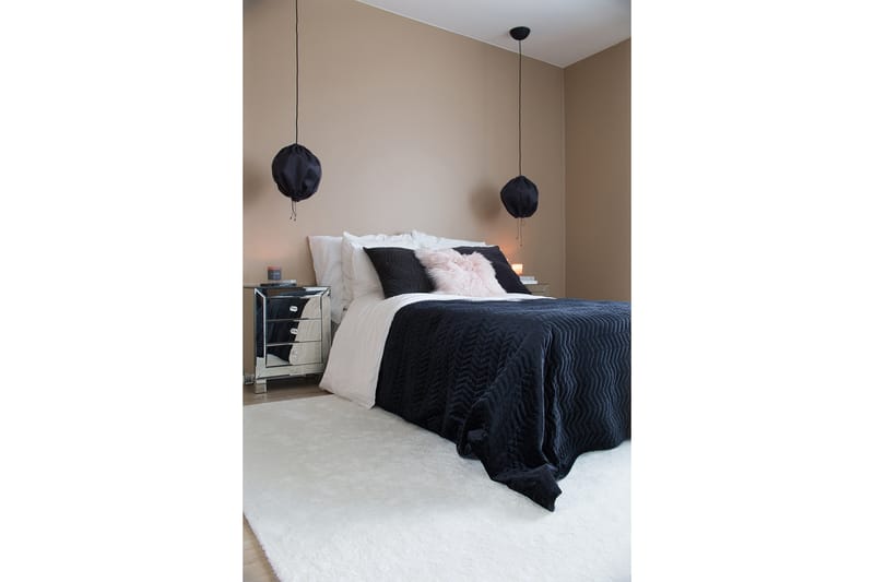 Matta Hattara Rund 133 cm Vit - VM Carpets - Textil & mattor - Matta - Modern matta - Ryamatta