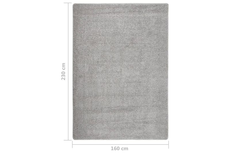 Matta ljusgrå 160x230 cm halkfri - Grå - Ryamatta