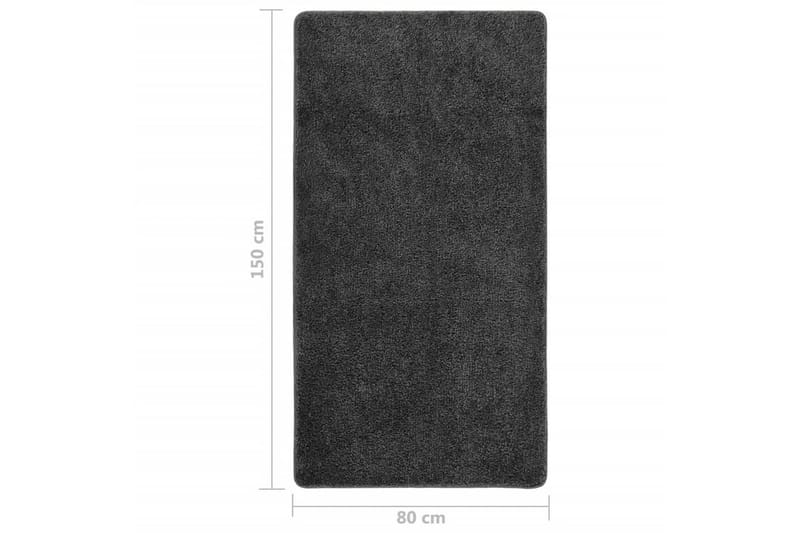 Matta mörkgrå 80x150 cm halkfri - Grå - Ryamatta