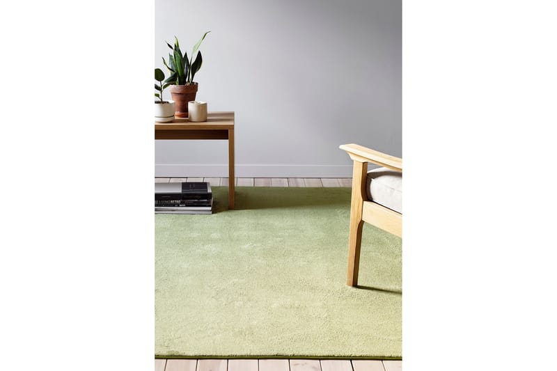 Matta Satine 160x230 cm Grön - Vm Carpet - Ryamatta