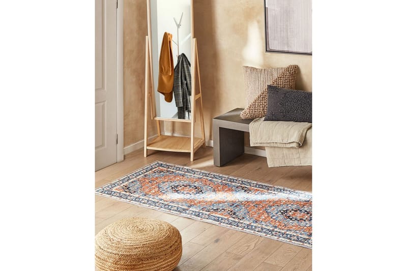 Ryamatta Midalam 80x240 cm - Blå - Textil & mattor - Matta - Modern matta - Gångmatta