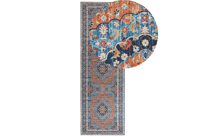 Ryamatta Midalam 80x240 cm - Blå - Textil & mattor - Matta - Modern matta - Gångmatta