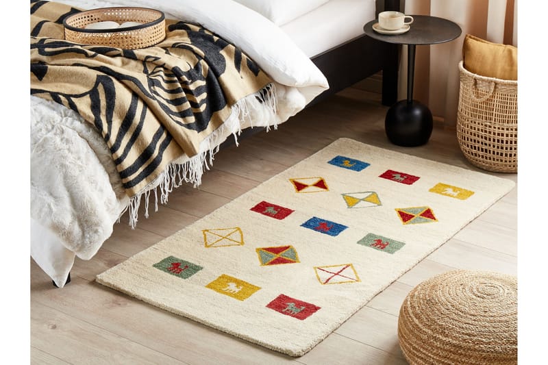 Ryamatta Misinli 80x150 cm - Beige - Textil & mattor - Matta - Modern matta - Ryamatta